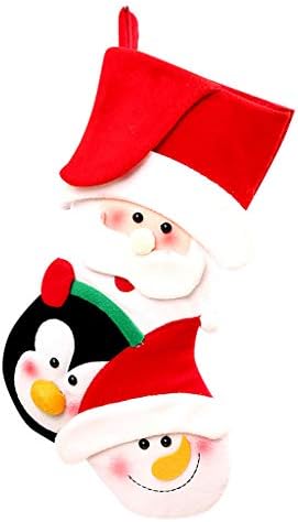 Коледни Кошници с Подсветка Подарък Чорап Коледа Интериор Коледна Подвесная Чанта на дядо коледа е Коледен Отглеждане Бонбони Начало