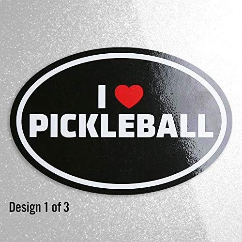 Автомобилни магнити Pickleball - 3 опаковки (в пакет по един на всеки дизайн) - Магнити 6 х4 - Произведено в САЩ - за вътрешно и