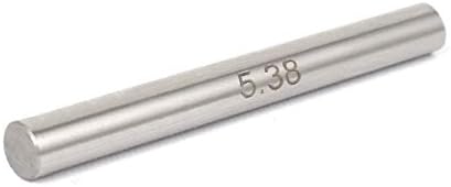X-DREE Диаметър 5,38 мм +/-0,001 mm Допуск GCR15 Измервателен инструмент, с цилиндрическим штифтом (диаметър 5,38 мм +/- 0,001 mm Допуск GCR15 Herramienta de medición de calibre de pasador cilíndrico