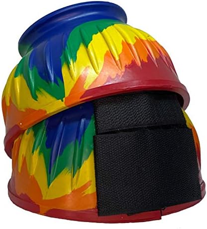 Ботуши-свирки VS Virginia Сарашки Rainbow Вратовръзка Боядисват Bell с Двойно закопчаване велкро