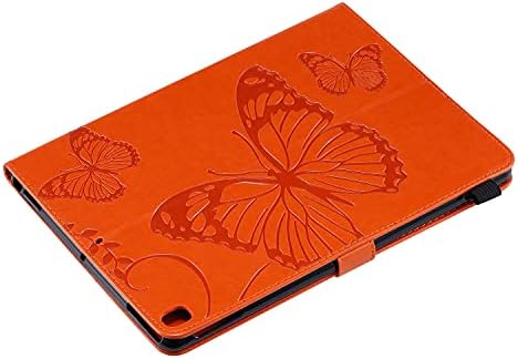 Калъф за таблет Тънък, Лек с отпечатан във формата на пеперуди от изкуствена кожа, флип-надолу поставки и отделения за карти, Съвместим с iPad 8-то поколение 10,22020/ iPad на