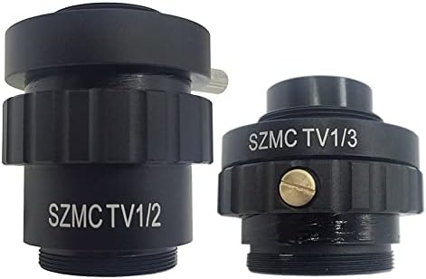 Комплект аксесоари за микроскоп за възрастни 0.3 X 0.5 X Обектив 1/2 1/3 Адаптер за камера Микроскоп Лабораторни Консумативи (Цвят:
