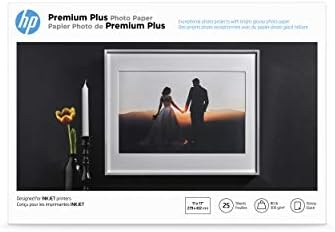 Фото хартия HP Premium Plus гланцова, 11x17 инча, 25 листа (CV065A)