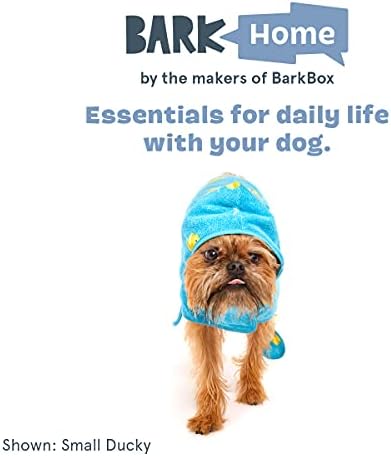 Впитывающее кърпа за кучета Barkbox Premium с качулка - Быстросохнущее Кърпа за домашни любимци за къпане и пътувания на плажа -