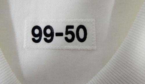 1999 Питсбърг Стийлърс 59 Пуснати на Бялата фланелка 50 DP21329 - Използваните тениски за игри NFL Без подпис