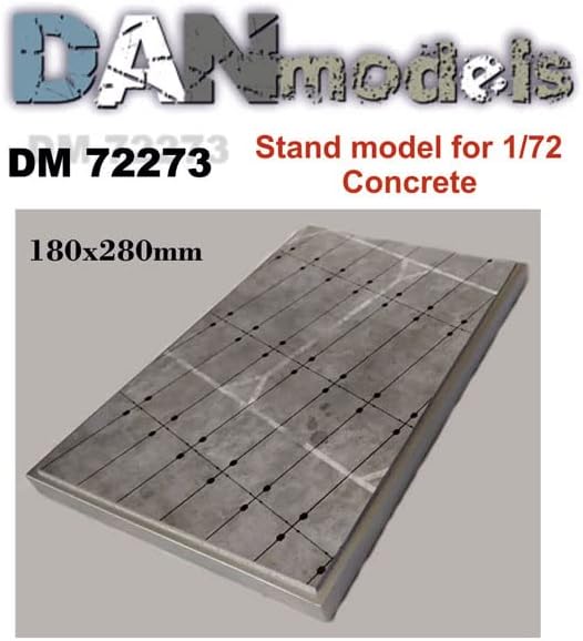 ДАН MODELS 72273 - Модел влакчета 1/72 за бетон, Размер 180 x 280 mm