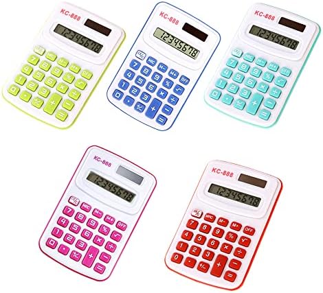 Компактен калкулатор захранван от слънчеви панели на Джобен калкулатор с 8-фигурални дисплей APS Електронни компоненти Мини-калкулатор