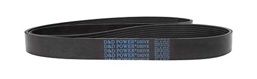 Клиновой колан D&D PowerDrive 1189K10 Поли, 10, Гума