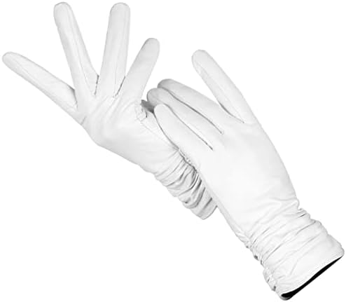 n/a Удобни Ръкавици Ръкавици от естествена кожа, Топли Зимни Дамски Ръкавици (Цвят: D, Размер: 8)