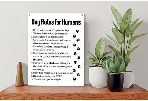 Правилата на кучета за Хора, Дървена Табела, Любители на Кучета, Дървени Табели, Селски Подвесная Табели, Домашно Стенно изкуство