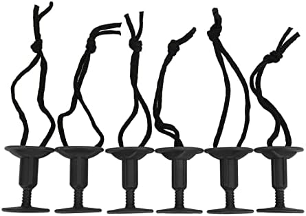 Qinlorgo Накрайник за въже, за да сърфирате, 6 бр. Найлонова Пластмасов Накрайник за Въже за Каишка за сърфиране с Подвижни Прорези,