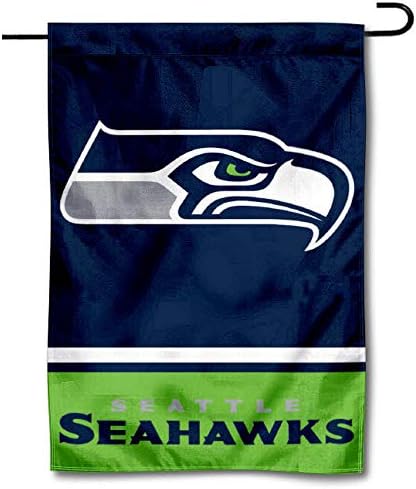Двупосочен Градински Флаг Seattle Seahawks