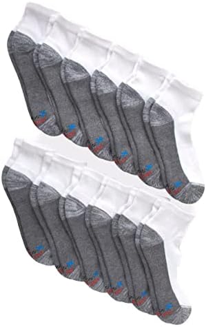 Мъжки Чорапи Hanes, Меки Чорапи за глезените X-temp, 12 броя в опаковка