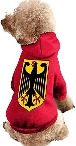 Гербът на Германия Hoody с качулка за Кучета, Качулки за домашни Любимци, Дрехи, Пуловер, Риза За Котки