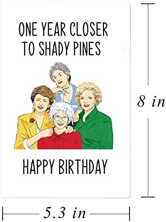 Златна Картичка за Рожден Ден за Момичета, Картичка За Рожден Ден на най-Добрата ти Приятелка, Забавна Картичка за рождения Ден